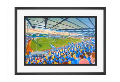 Palmerston Park Stadium Fine Art Print - Queen of the South FC